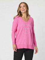 C'est La Vie Knit - Hot Pink