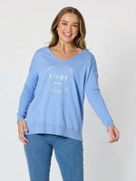 C'est La Vie Knit - Sky Blue