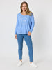C'est La Vie Knit - Sky Blue