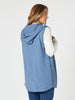 Ollie Side Button Vest - Indigo