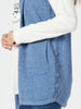 Ollie Side Button Vest - Indigo