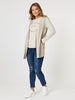 Ollie Side Button Vest - Oatmeal