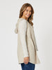 Ollie Side Button Vest - Oatmeal