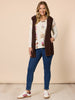 Ollie Side Button Vest - Coffee