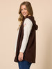 Ollie Side Button Vest - Coffee