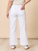 Maddy High Rise Wide Leg Jean - White THREADZ
