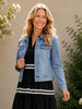 Retro Denim Jacket - Washed Denim