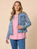 Hearts Square Tee - Pink
