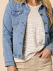 Retro Denim Jacket - Washed Denim