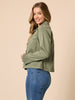 Retro Denim Jacket - Washed Khaki