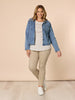 Retro Denim Jacket - Washed Denim