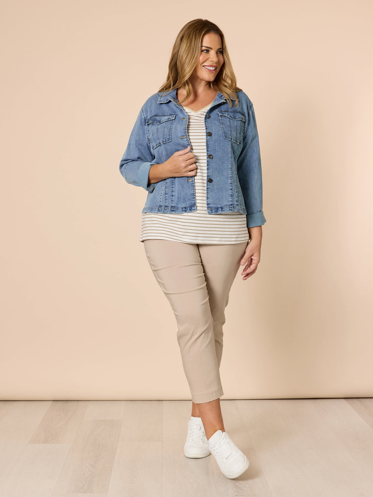 Zara Stretch Pant - Natural threadz