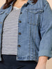 Retro Denim Jacket - Washed Denim THREADZ