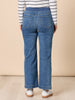 Carpenter Wide Leg Pull on Jean - Washed Denim