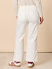 Carpenter Wide Leg Pull On Jean - Ivory