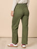 Carpenter Wide Leg Pull on Jean - Khaki