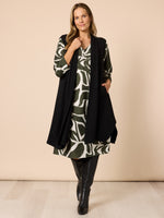 Casa Longline Knit Vest - Black