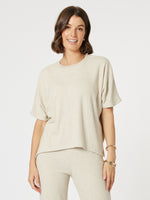 Ribbed Lounge Top - Natural