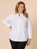 City Rib Cuff Shirt - White