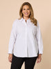 City Rib Cuff Shirt - White