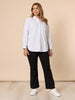 City Rib Cuff Shirt - White
