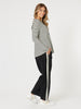 Urban Stripe Pant-Black