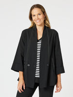 Tribeca Stitch Detail Jacket - Black