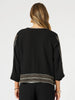 Cross Stitch Jacket - Black threadz
