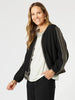 Cross Stitch Jacket - Black threadz