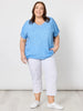 Sienna Top - Washed Blue