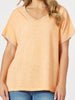 Sienna Top - Washed Orange