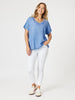 Sienna Top-Washed Blue