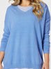 Isabella Knit with Stripe Cami - Blue THREADZ