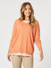 Isabella Knit with Stripe Cami - Mango THREADZ