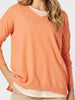 Isabella Knit with Stripe Cami - Mango THREADZ