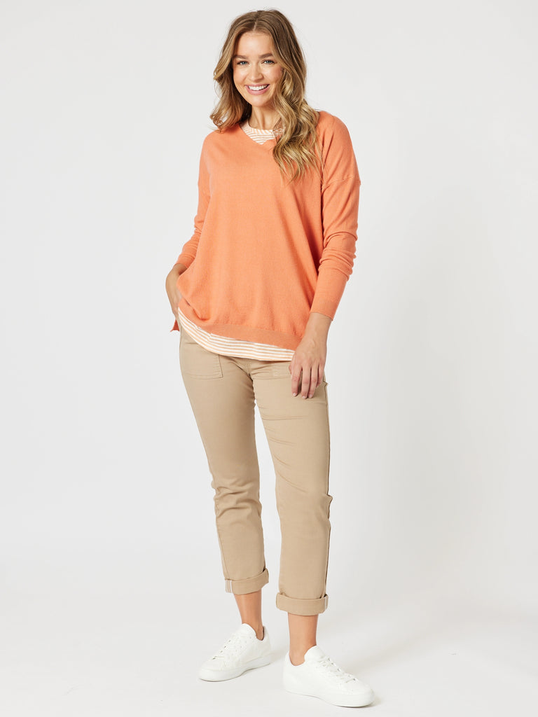 New Isabella Pant - Nutmeg