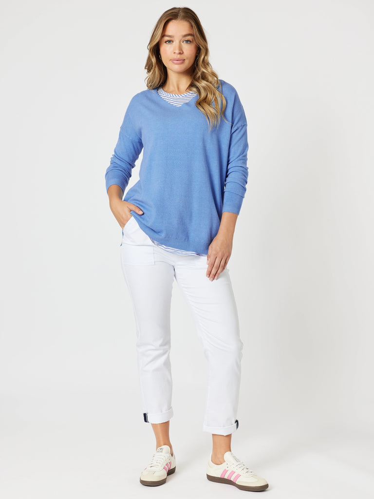 New Isabella Pant - White threadz