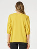 Jill Embroidered Tee - Gold threadz