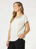 Cross Stitch Tee - Natural threadz