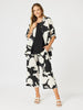 Barcelona Floral Print Shirt - Black/Natural