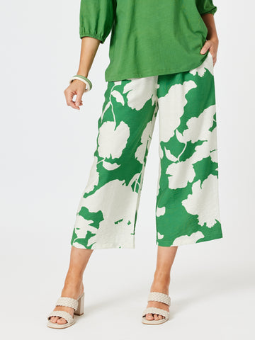 Barcelona Print Pant-Elm Natural