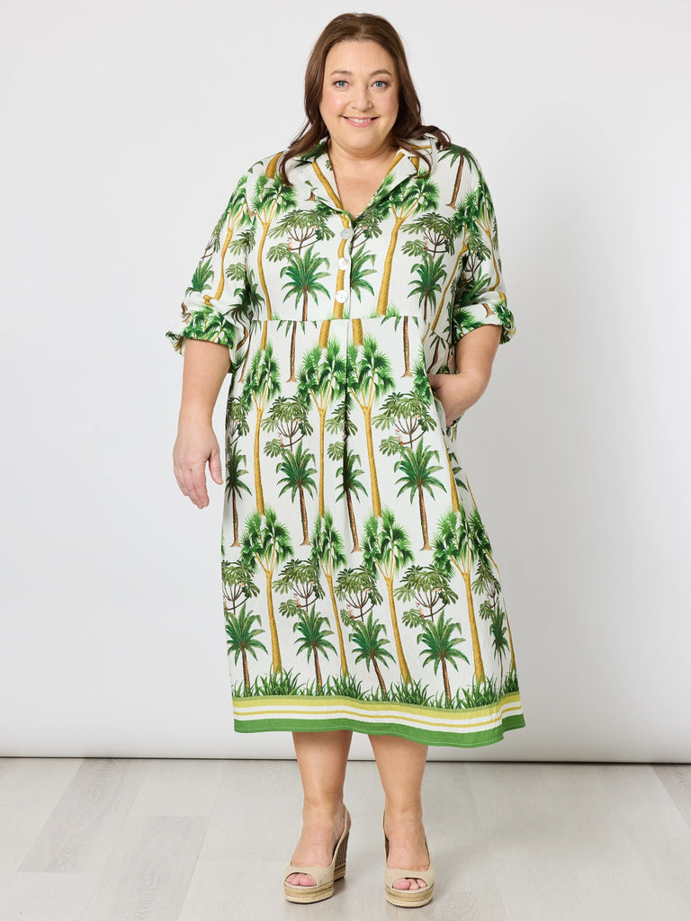 Amazon Midi Dress - Green
