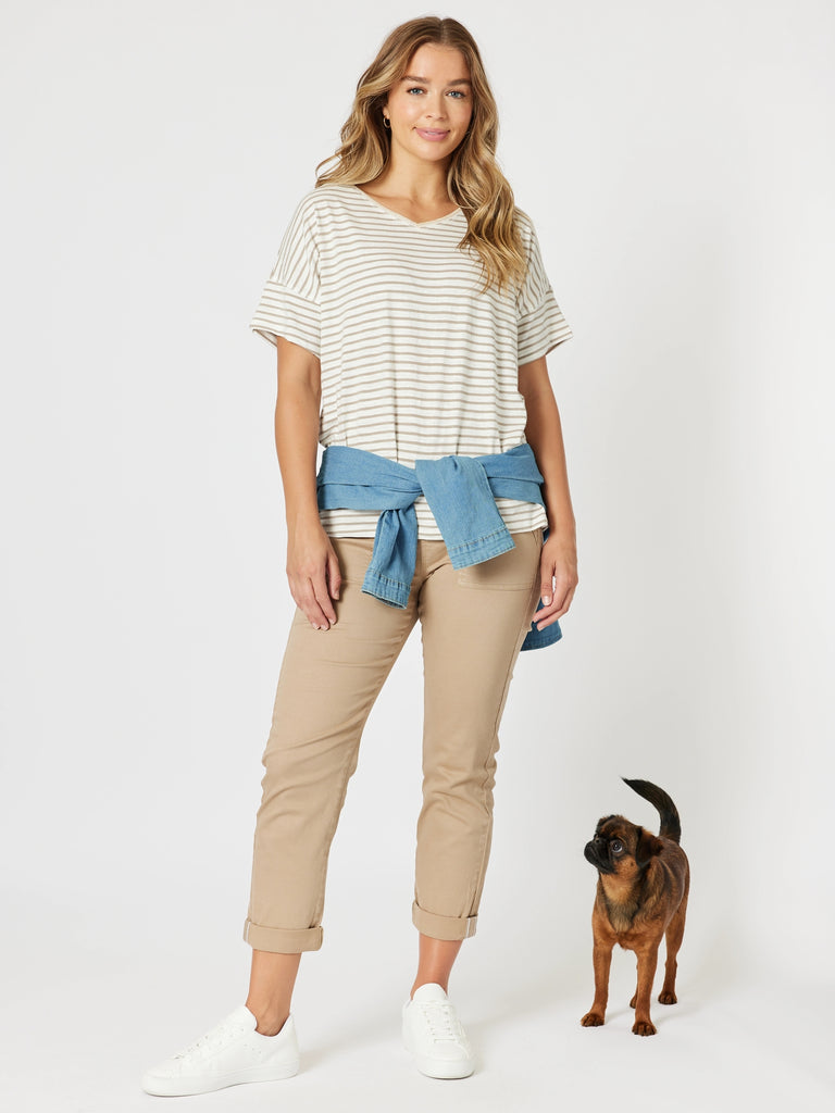 New Isabella Pant - Nutmeg