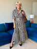 Le Marais Button Up Print Dress - Animal
