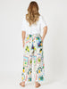 Amalfi Wide Leg Pant - Blue / Multi