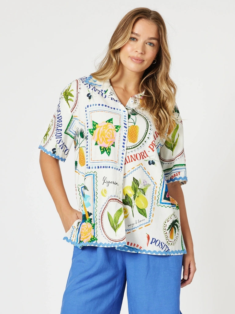 Amalfi Shirt - Blue / Multi