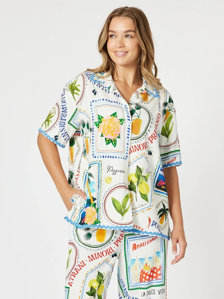 Amalfi Shirt - Blue / Multi