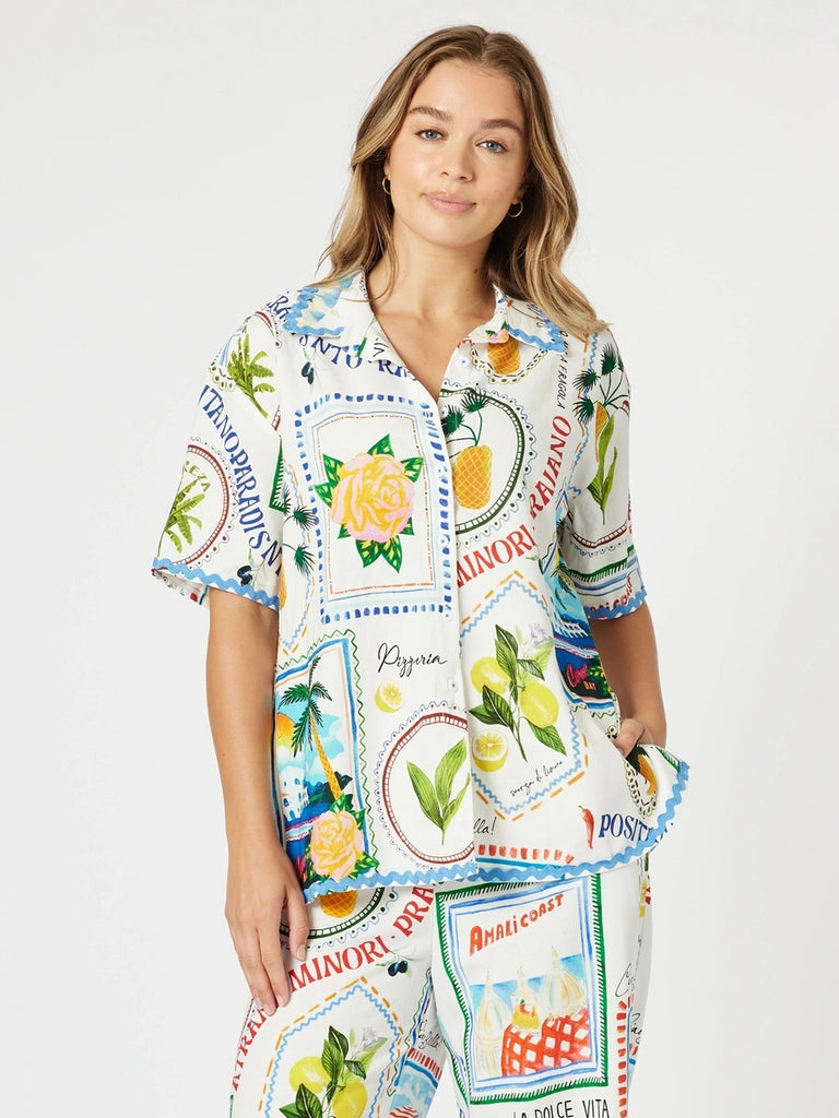 Amalfi Shirt - Blue / Multi