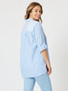 Skyler Stripe Shirt - Blue/White threadz