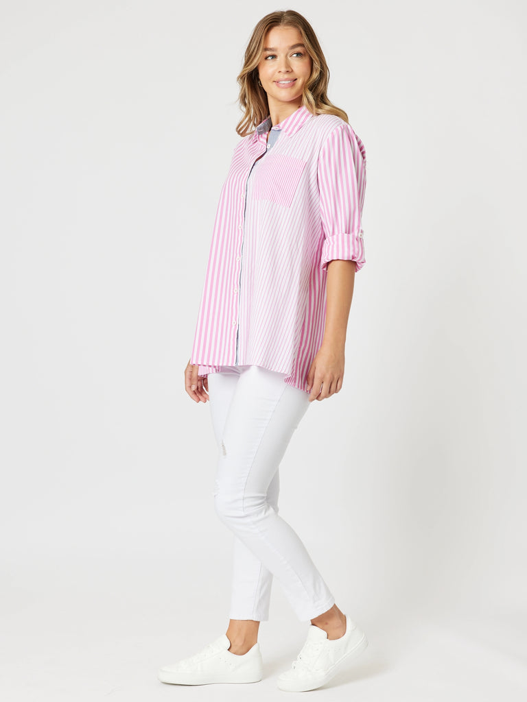 LA Stretch Pull On Jean - White